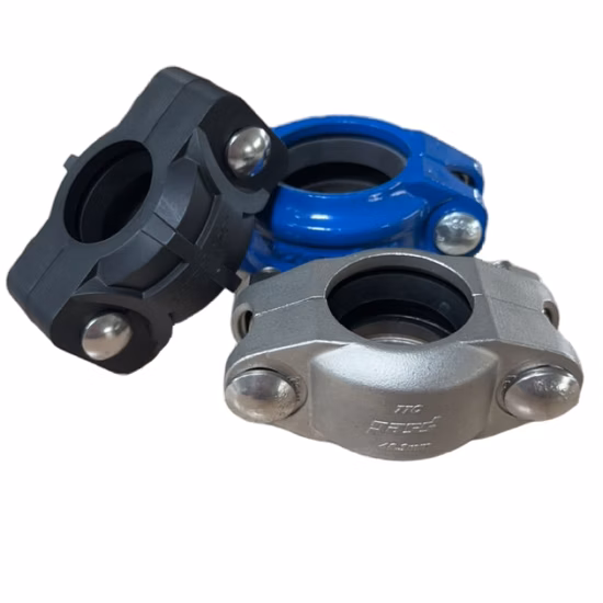 Китай производит запасные части для труб из нержавеющей стали с рифлеными фитингами, муфты